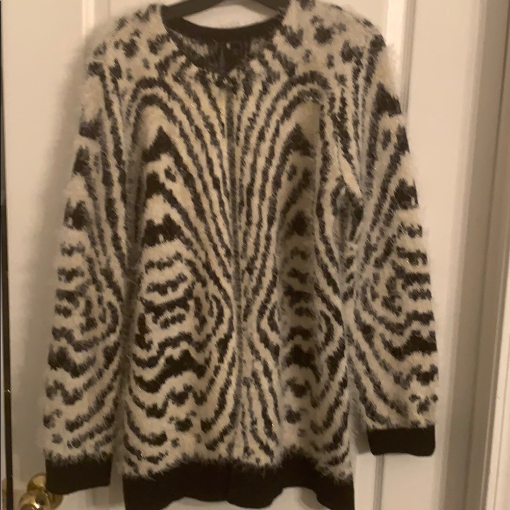 Animal print sweater